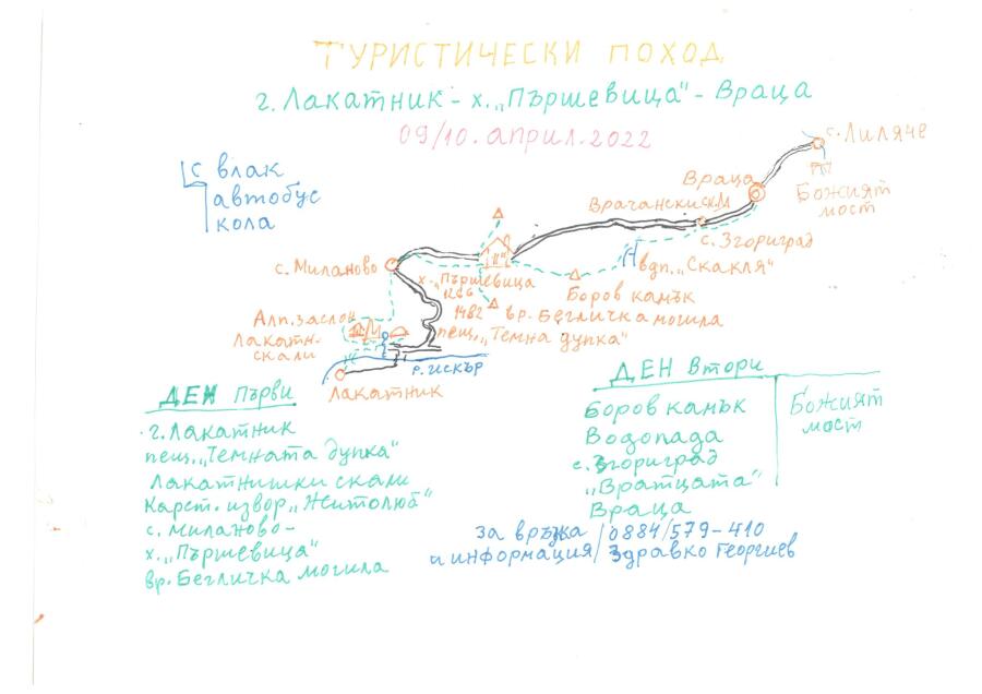 г. Лакатник - х. "Пършевица" - гр. Враца