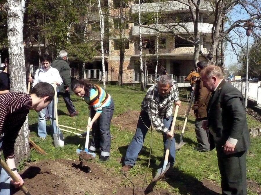 Засадихме 250 фиданки през седмицата на гората в Ксилифор