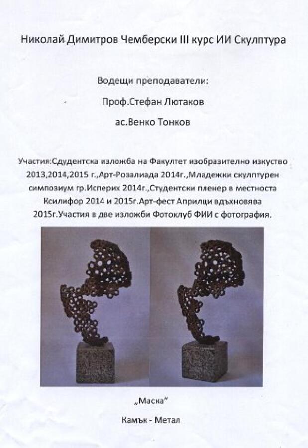 Скулптори и фотографи дариха произведения за благотворителния търг