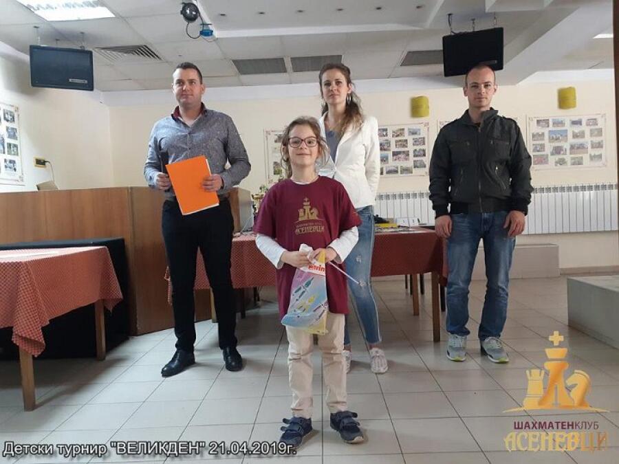 Детски вътрешен турнир по шах "Великден"