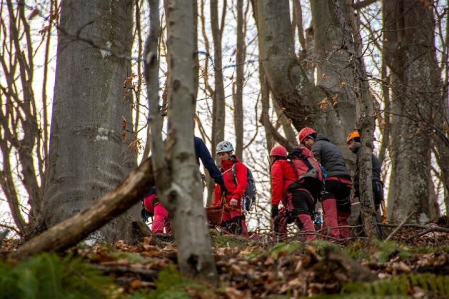 Учебна спасителна акция в Еленския балкан