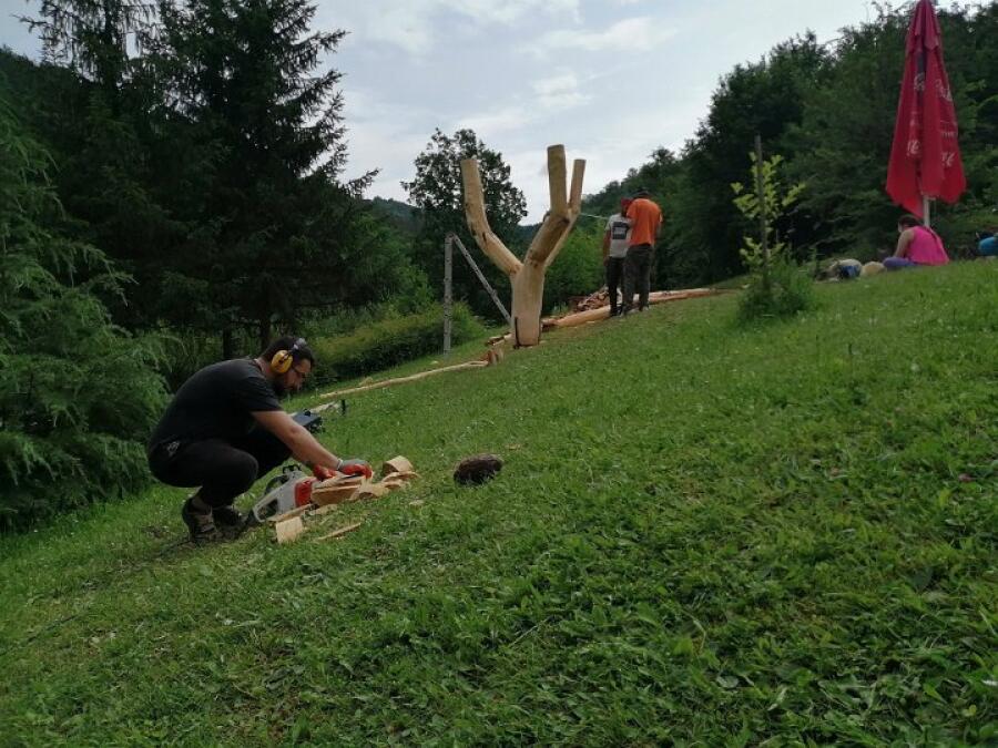 Закриване на скулптурния пленер и представяне на новите произведения