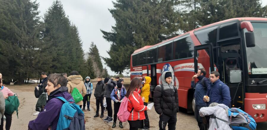 Първа проява от календарния план на юношески туристически клуб "Царевец" към ТД "Трапезица-1902"