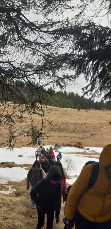 Първа проява от календарния план на юношески туристически клуб "Царевец" към ТД "Трапезица-1902"