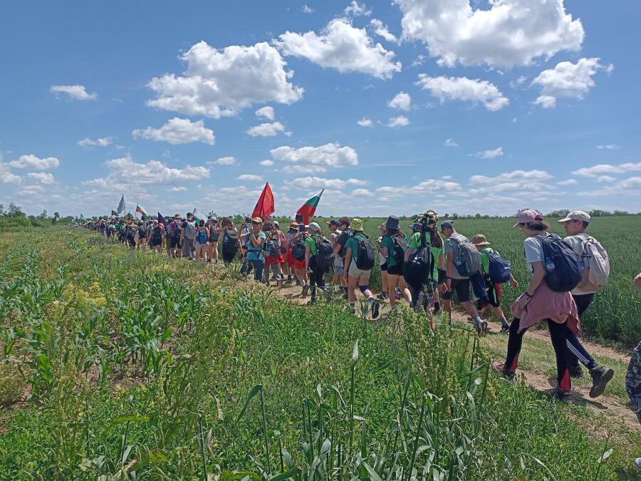 За седми пореден път младежите от ЮТК „Царевец“ при ТД „Трапезица-1902“ поеха по пътя на Ботевата чета